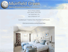 Tablet Screenshot of muirfieldgreen.com